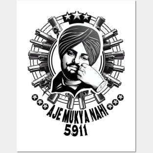 Sidhu Moose Wala Posters and Art